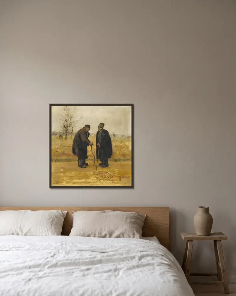 Setkání, Jean François Raffaëlli v rámu na stěně
