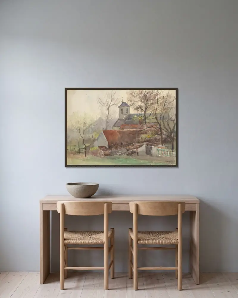 Boendael (kostel), Jean-François Taelemans v rámu na stěně