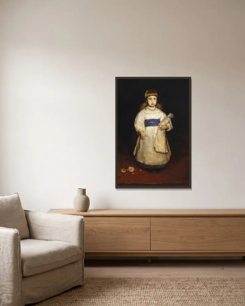 Mary Cabot Wheelwright, Frank Duveneck v rámu na stěně