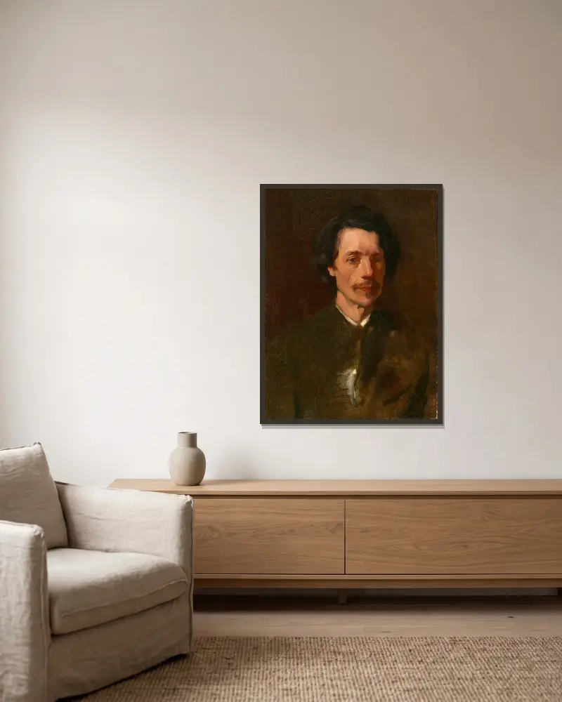Walter Shirlaw von Frank Duveneck gerahmt an einer Wand