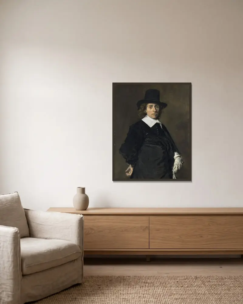 Adriaen van Ostade, Frans Hals v rámu na stěně