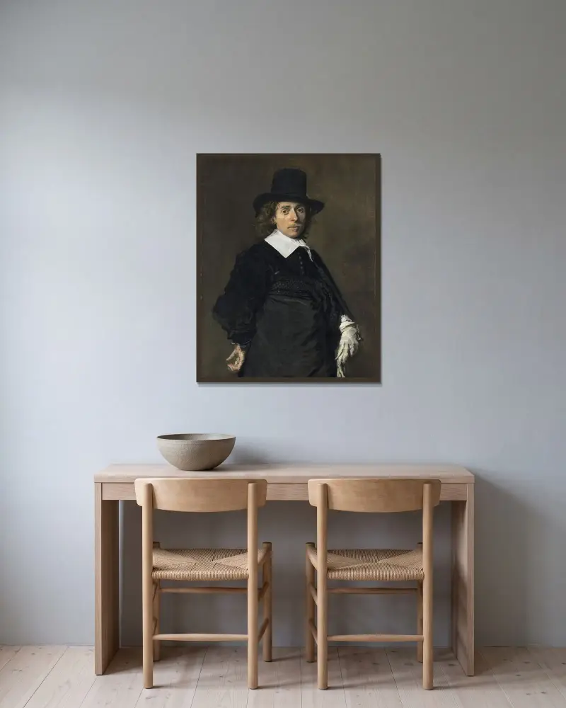 Adriaen van Ostade, Frans Hals v rámu na stěně