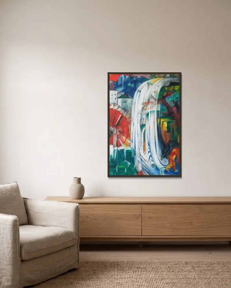 Začarovaný mlýn, Franz Marc v rámu na stěně