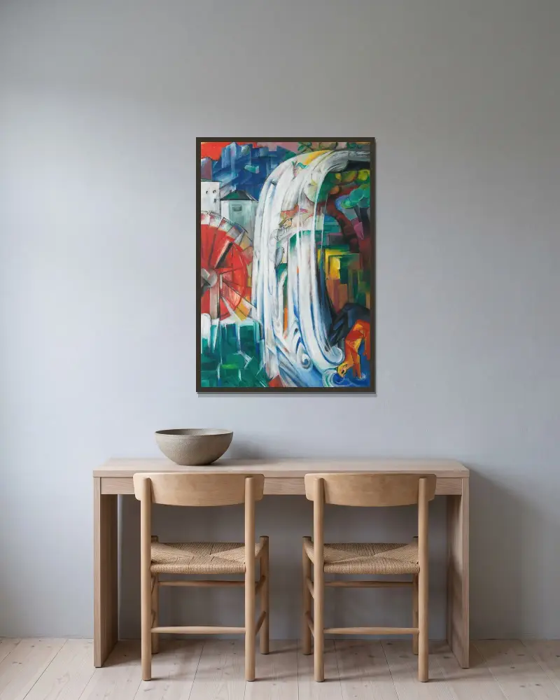 Začarovaný mlýn, Franz Marc v rámu na stěně