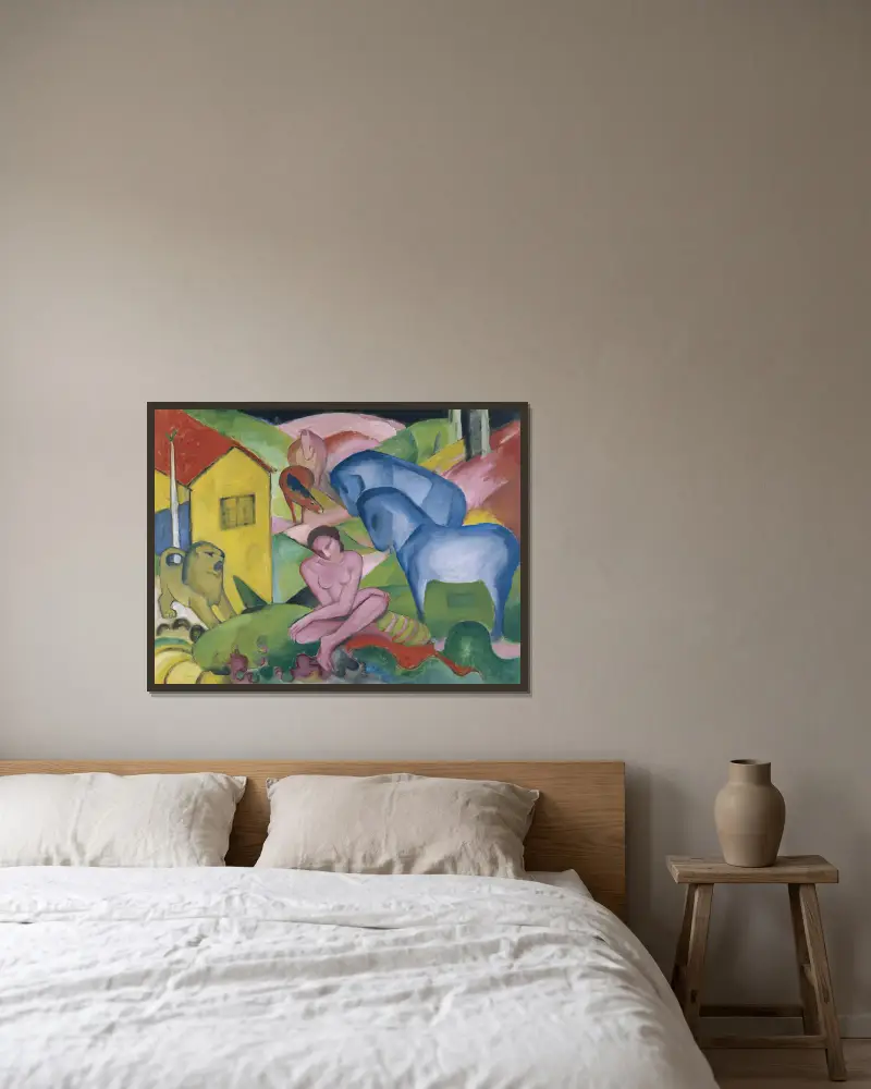 Sen, Franz Marc v rámu na stěně