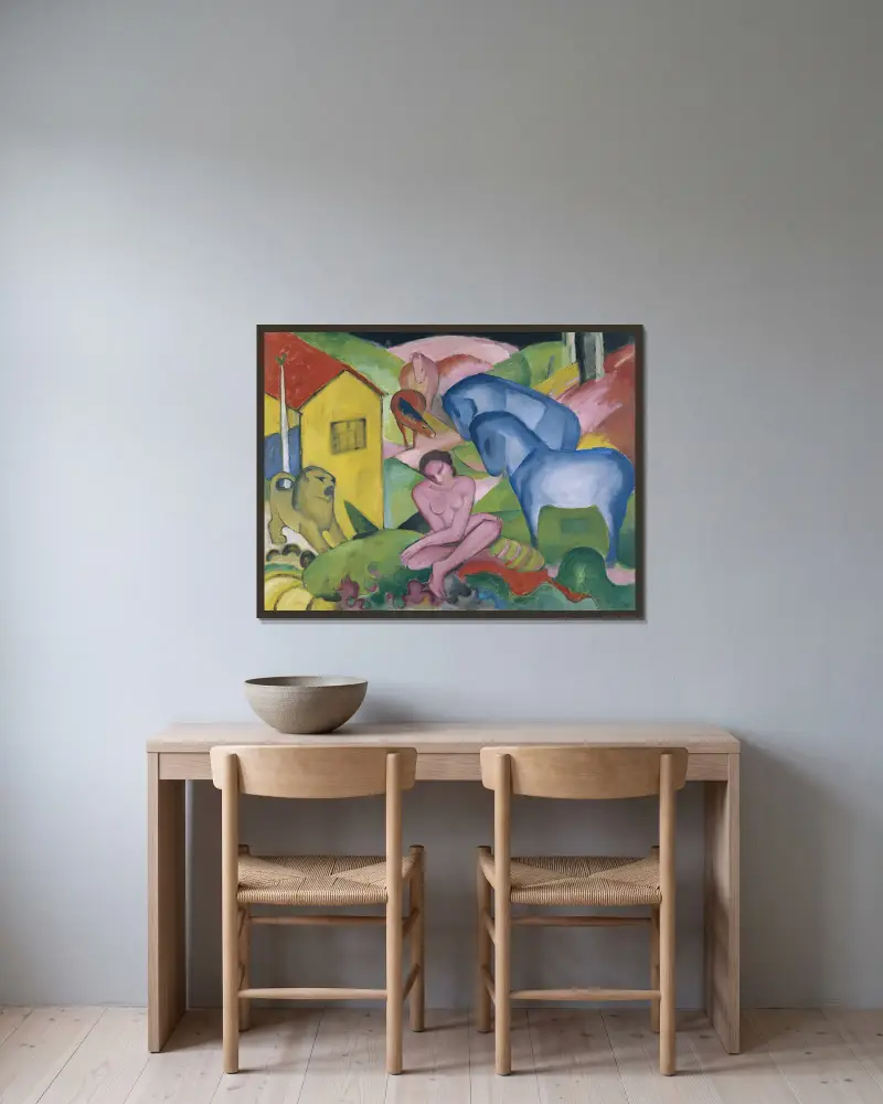 Sen, Franz Marc v rámu na stěně