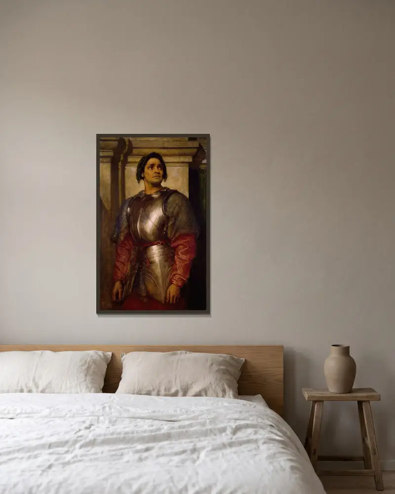Kondotiér, Frederic Leighton v rámu na stěně