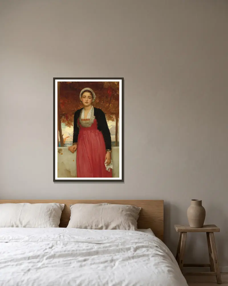 Amarilla, Frederic Leighton v rámu na stěně