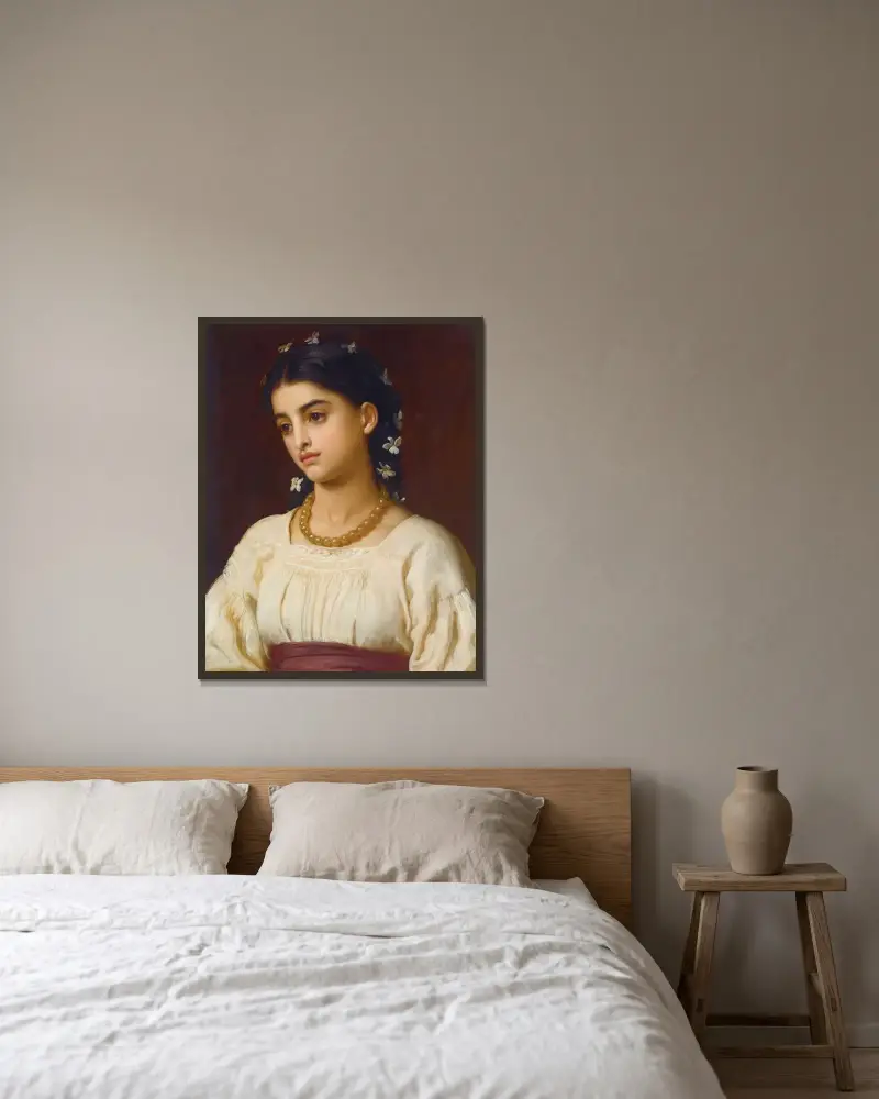 Catarina, Frederic Leighton v rámu na stěně