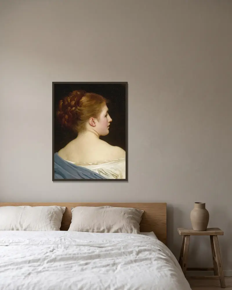 Lilie, Frederic Leighton v rámu na stěně
