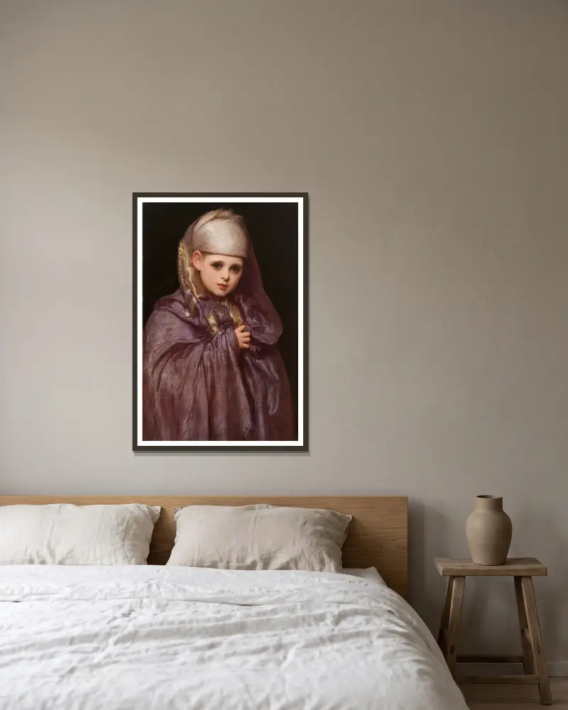 Malá Fatima, Frederic Leighton v rámu na stěně