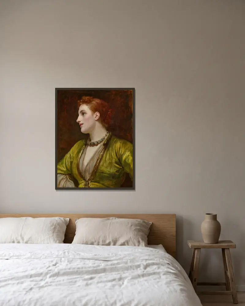 Rubinella, Frederic Leighton w ramie na ścianie