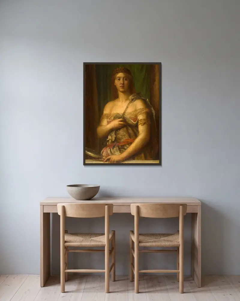 Římská dáma, George Frederic Watts v rámu na stěně