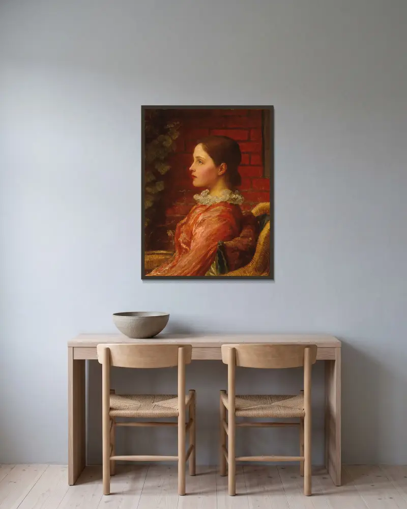 Alice, George Frederic Watts v rámu na stěně