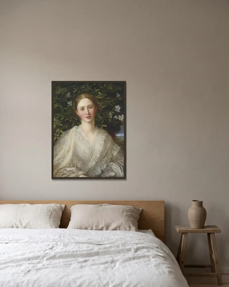 Helen Rose Huth, George Frederic Watts v rámu na stěně