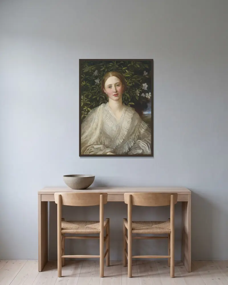 Helen Rose Huth, George Frederic Watts v rámu na stěně