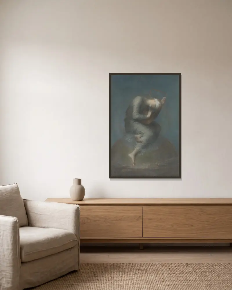 Nadzieja, George Frederic Watts w ramie na ścianie