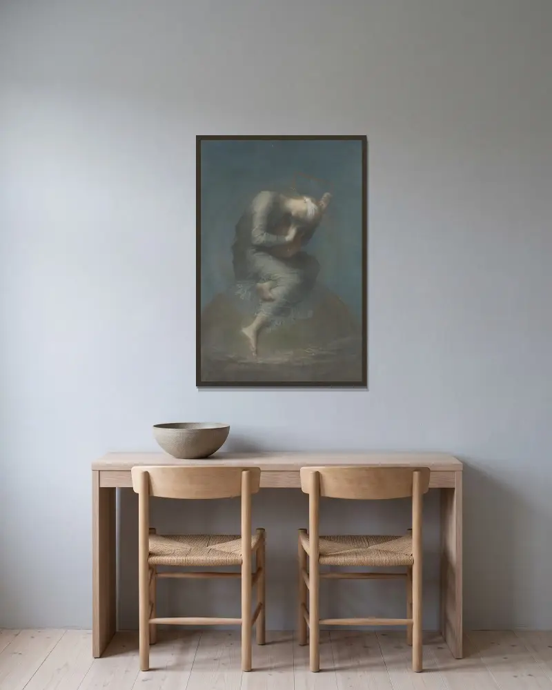 Nadzieja, George Frederic Watts w ramie na ścianie