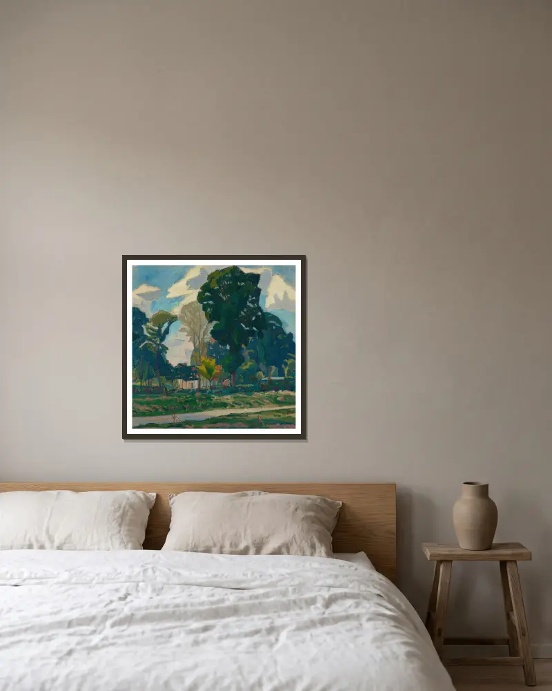 Crofts Lane, Letchworth von Spencer Frederick Gore gerahmt an einer Wand