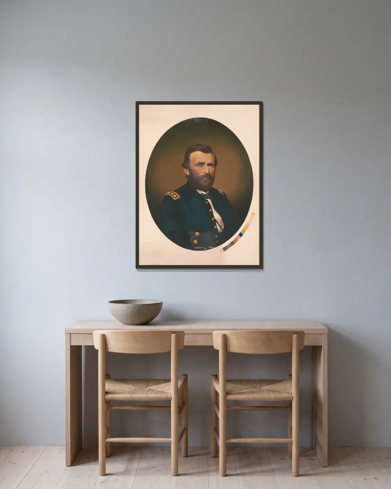 General Ulysses S. Grant, James Fuller Queen v rámu na stěně