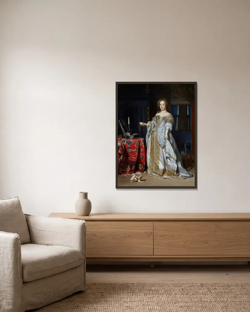 Lucia Wijbrants, Gabriel Metsu w ramie na ścianie