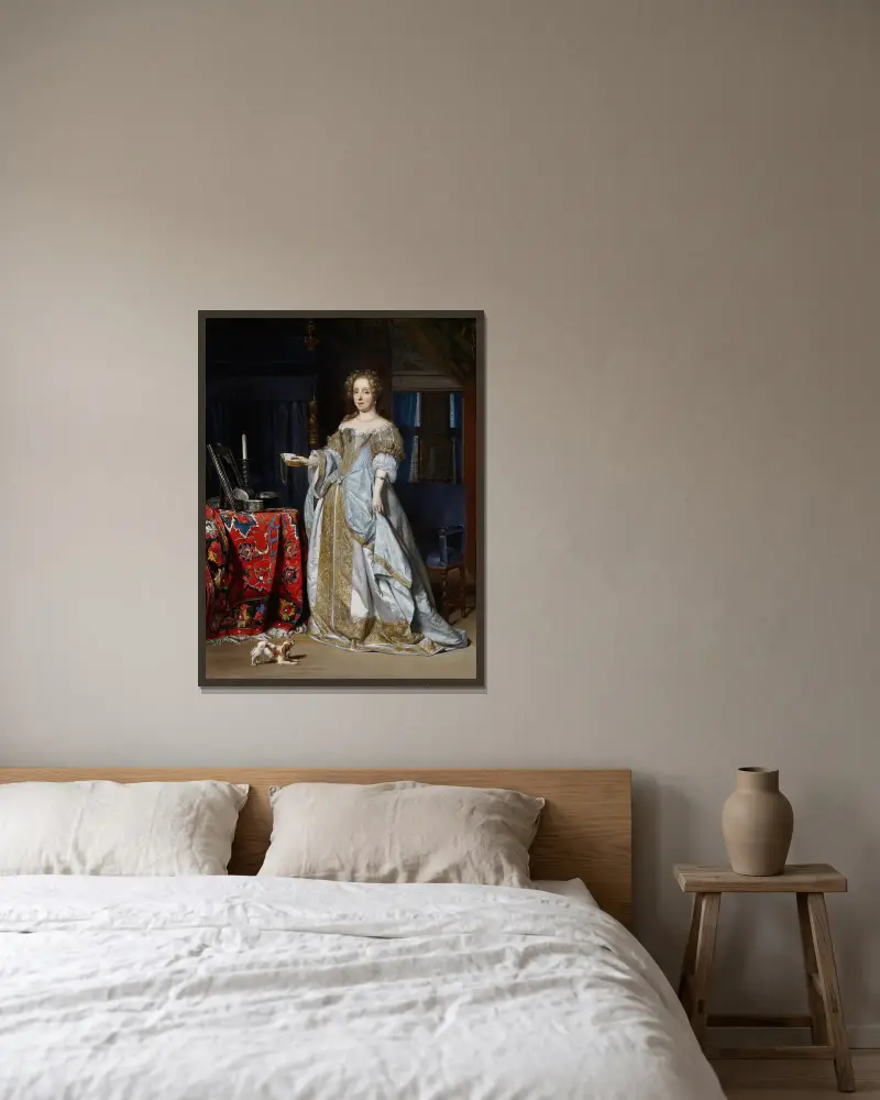 Lucia Wijbrants, Gabriel Metsu w ramie na ścianie