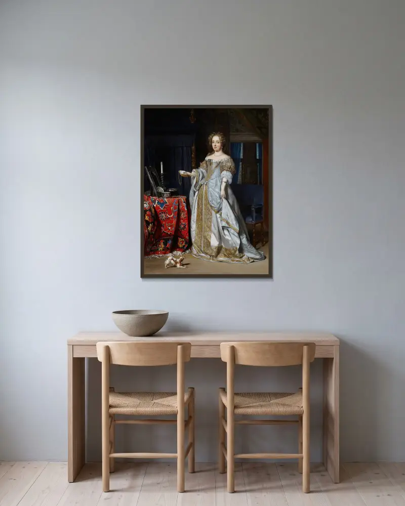 Lucia Wijbrants, Gabriel Metsu w ramie na ścianie