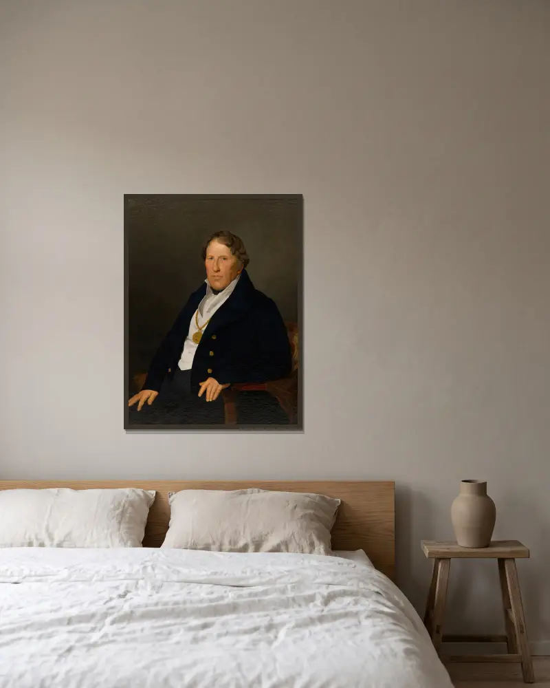 Loďmistr Mathias Feldmüller, Ferdinand Georg Waldmüller v rámu na stěně
