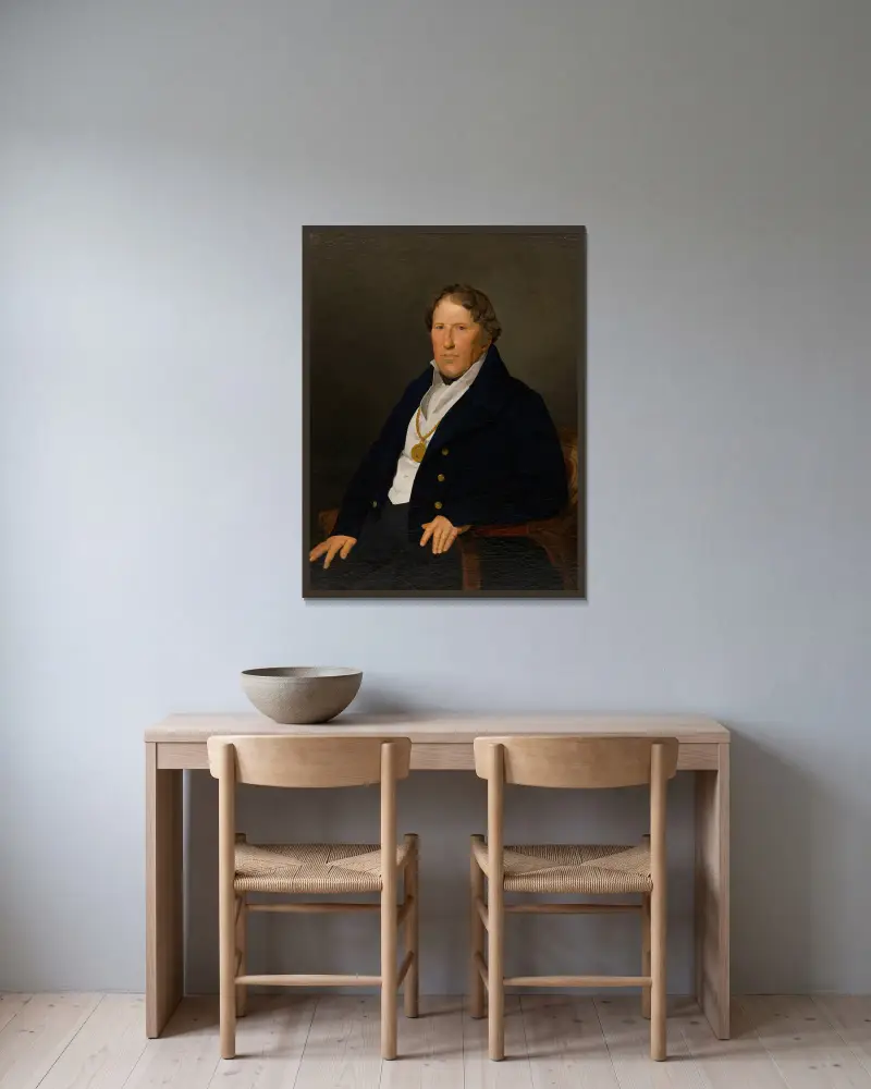 Loďmistr Mathias Feldmüller, Ferdinand Georg Waldmüller v rámu na stěně