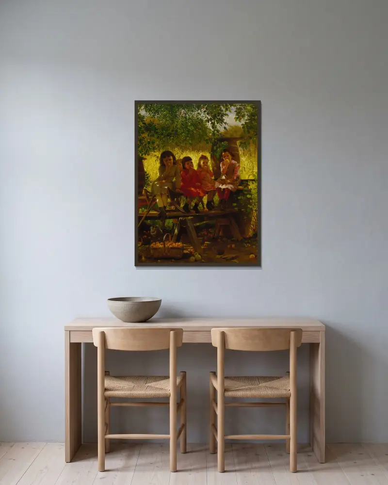 Cidermagasinet, John George Brown v rámu na stěně
