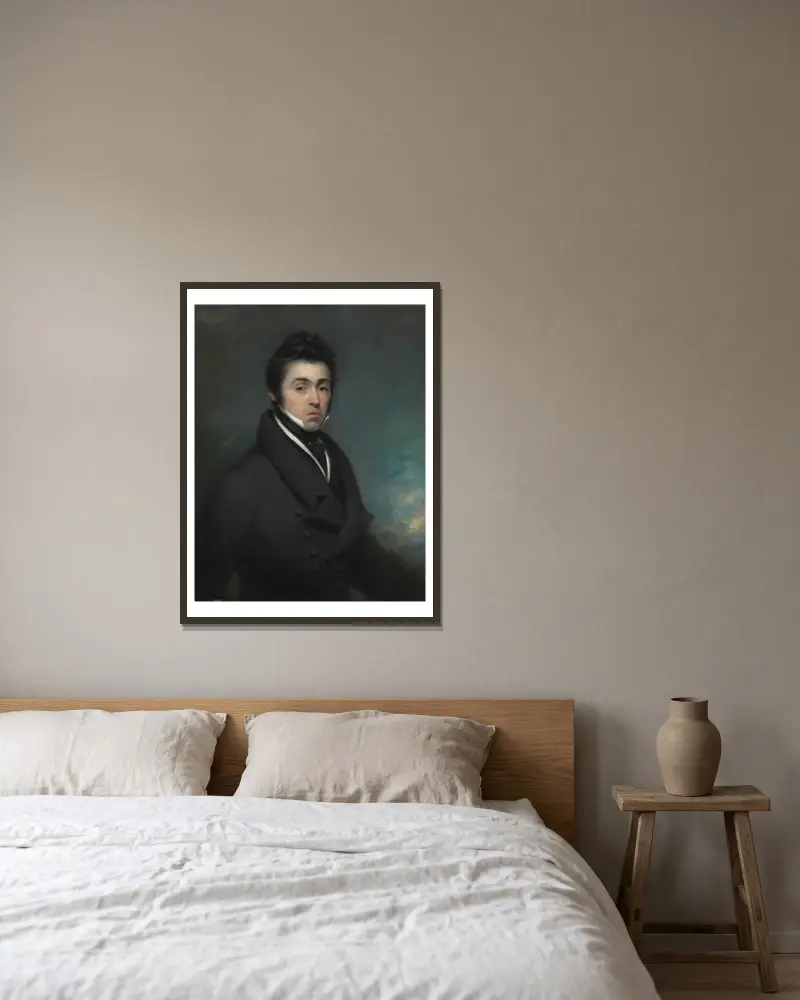 Neznámý muž, George Chinnery v rámu na stěně
