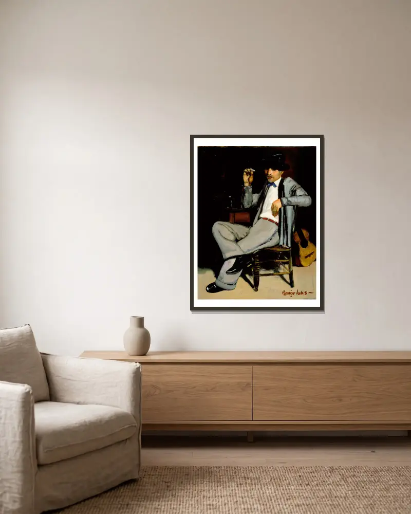 Pedro, George Luks v rámu na stěně