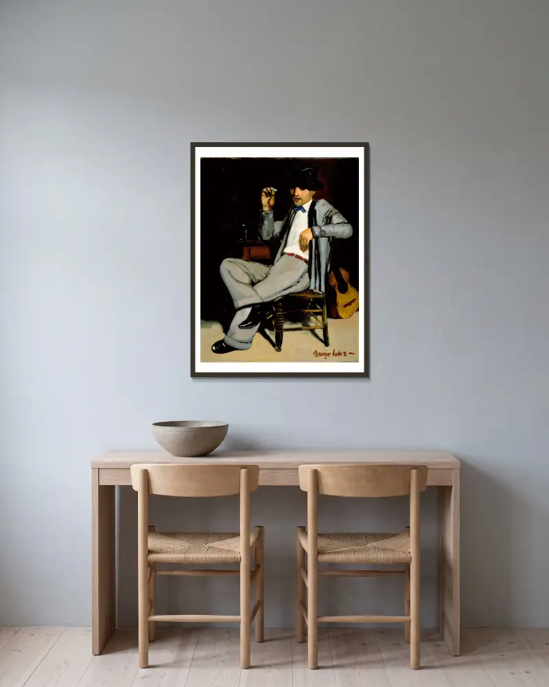 Pedro, George Luks v rámu na stěně