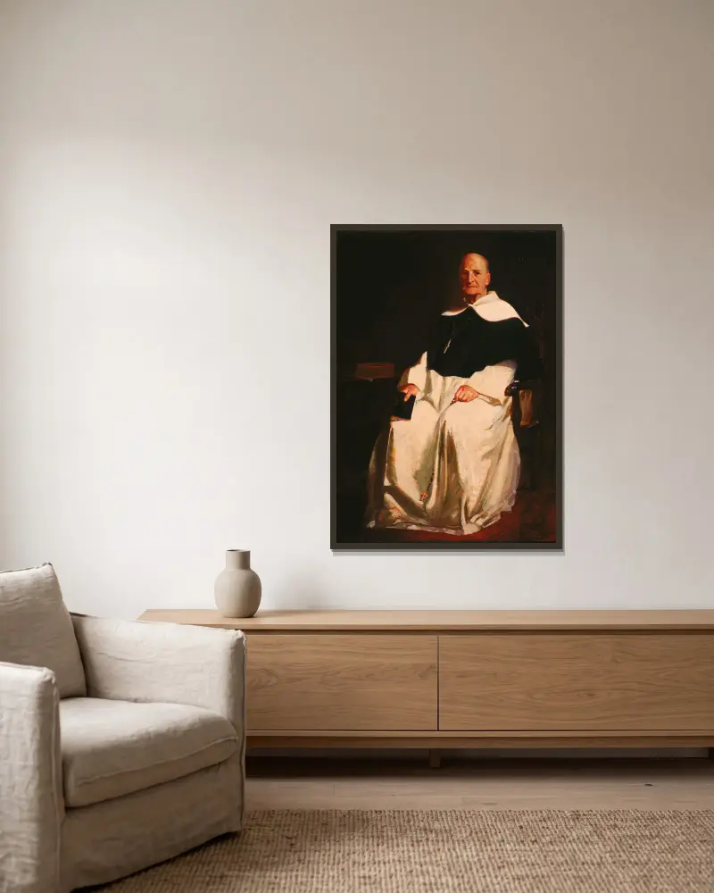 Dominikán, George Luks v rámu na stěně