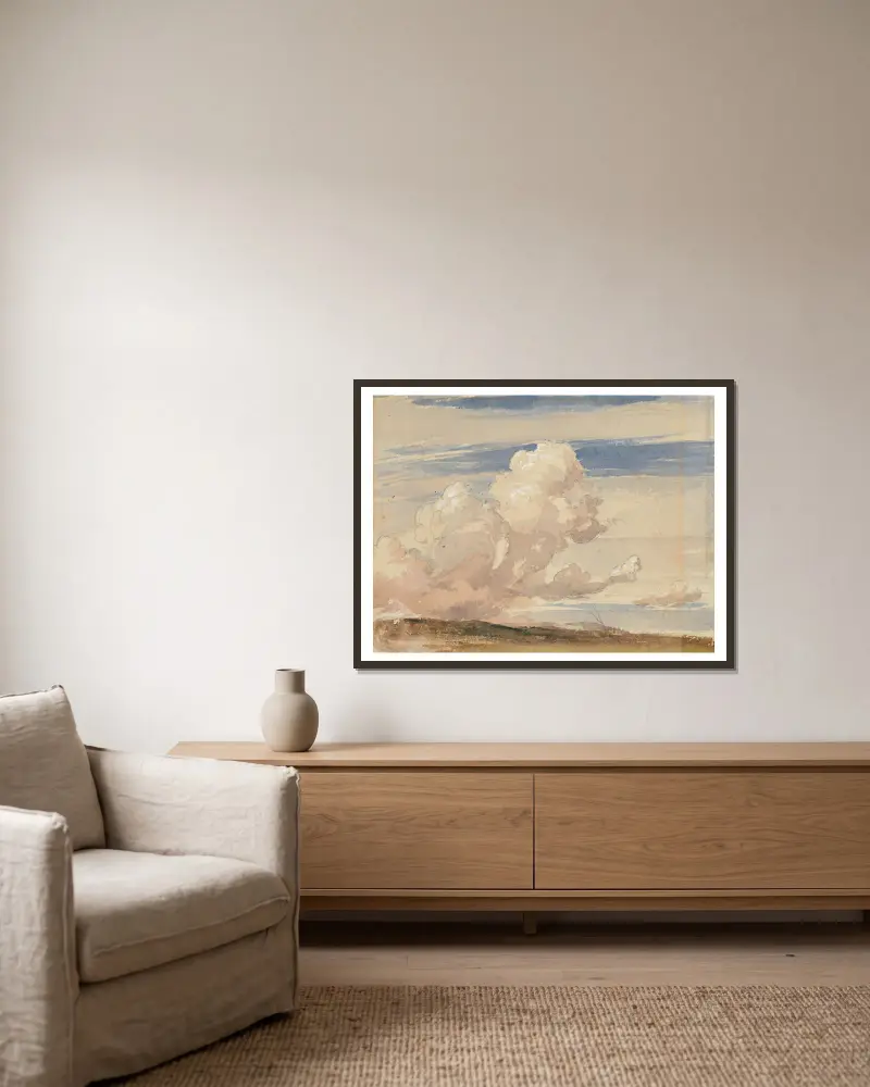 Margate, Great Cloud, George Richmond v rámu na stěně