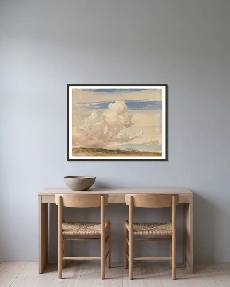 Margate, Great Cloud, George Richmond v rámu na stěně
