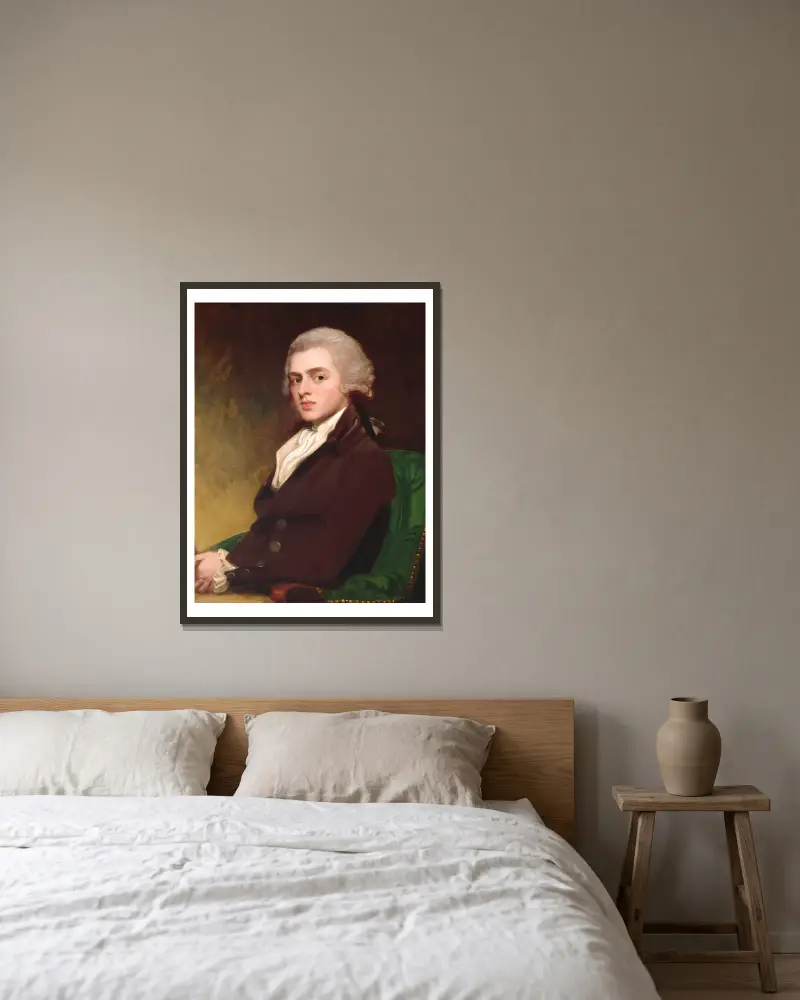 Colonel Clitherow von George Romney gerahmt an einer Wand