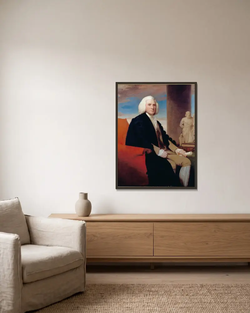 Joseph Allen, George Romney w ramie na ścianie