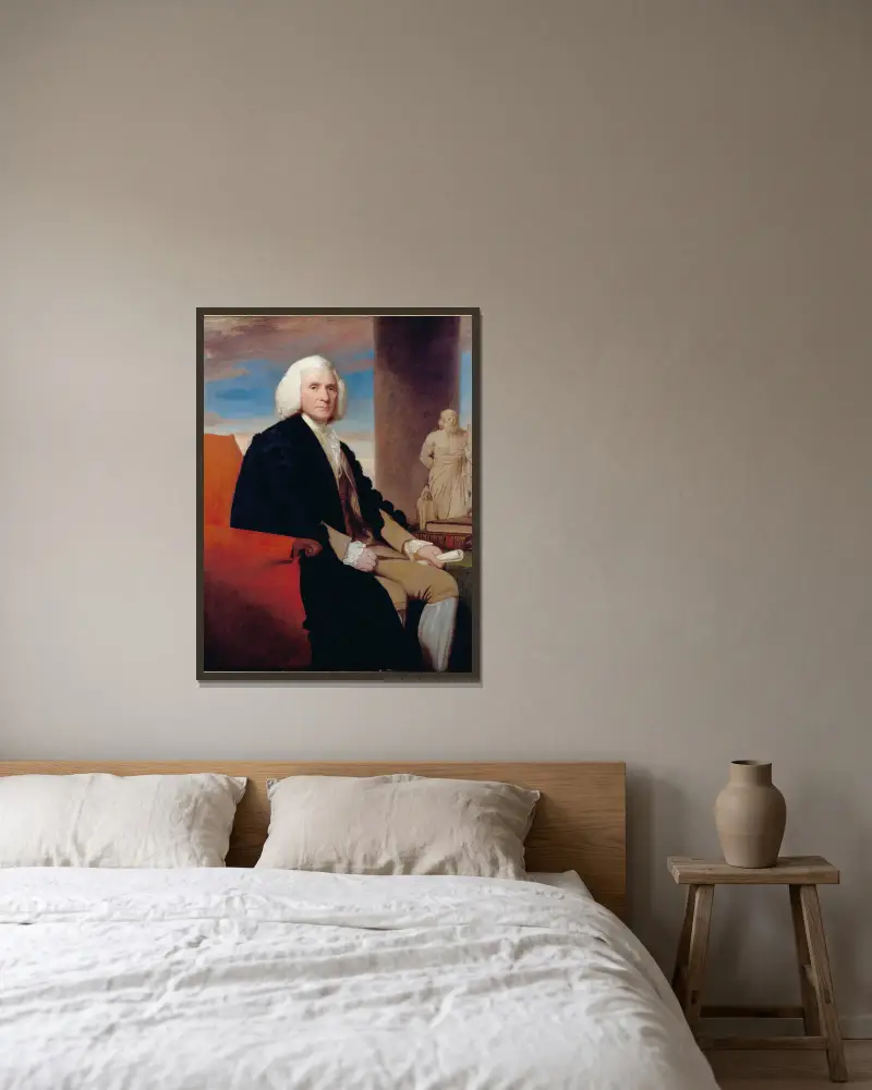 Joseph Allen, George Romney w ramie na ścianie