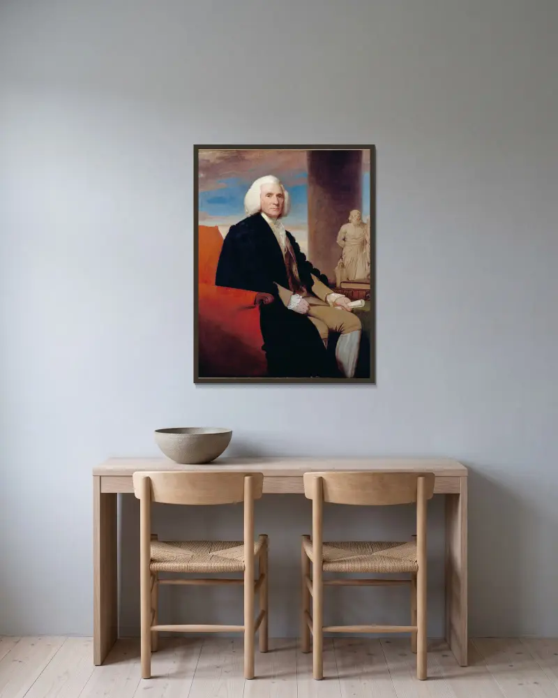 Joseph Allen, George Romney w ramie na ścianie