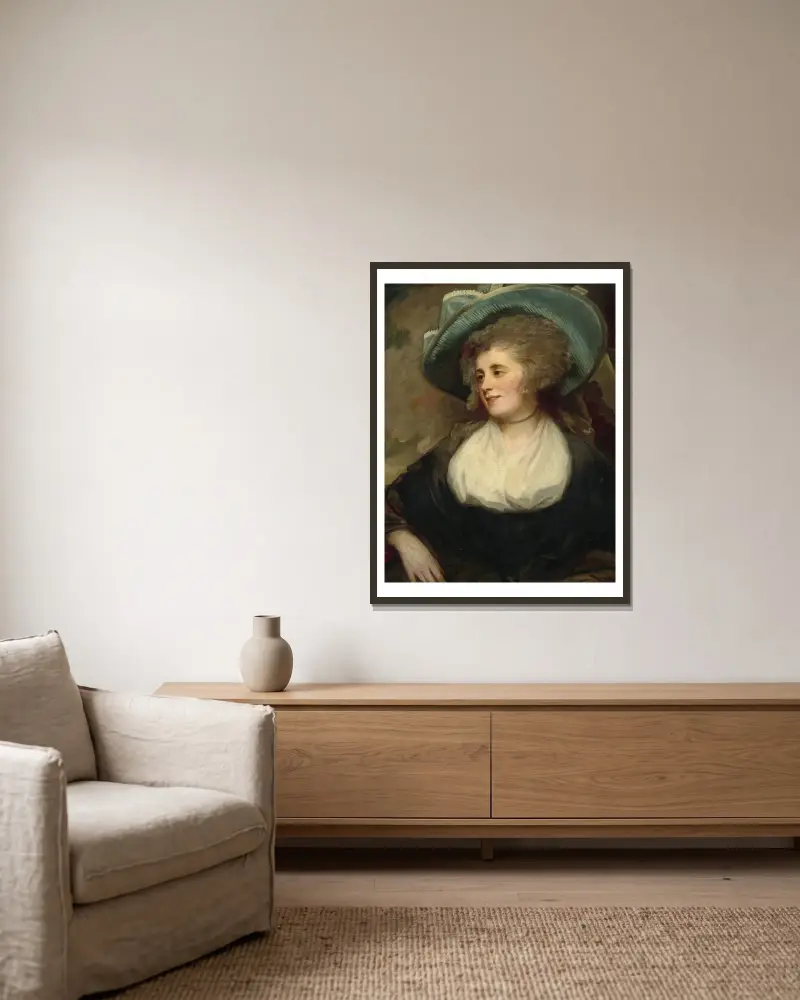 Lady Arabella Ward, George Romney v rámu na stěně