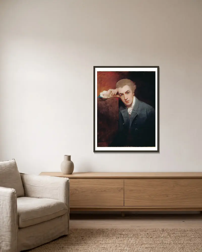 William Hayley, George Romney w ramie na ścianie