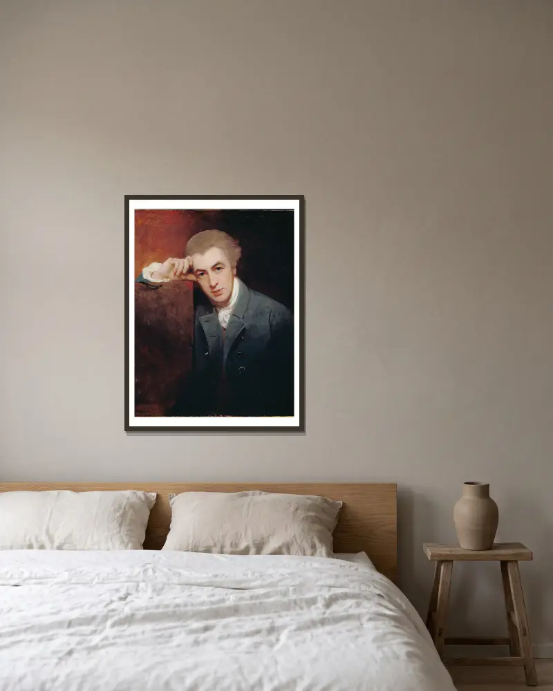William Hayley, George Romney w ramie na ścianie