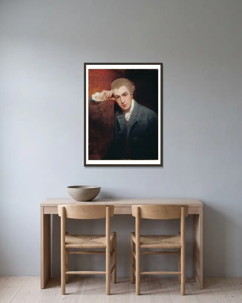 William Hayley, George Romney w ramie na ścianie