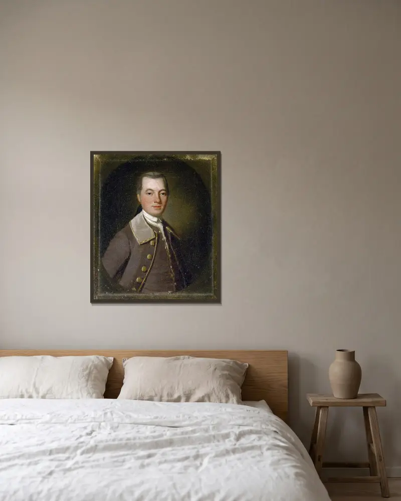 William Watson av George Romney inramad på en vägg
