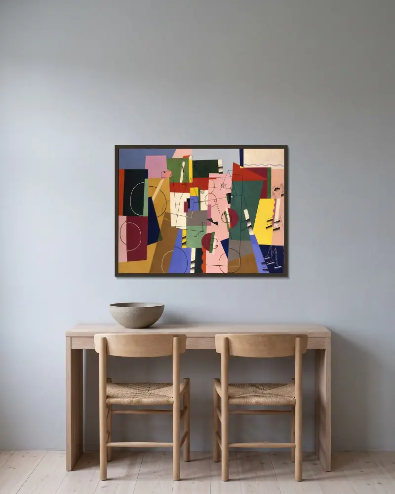 Krajina, Georges Valmier v rámu na stěně