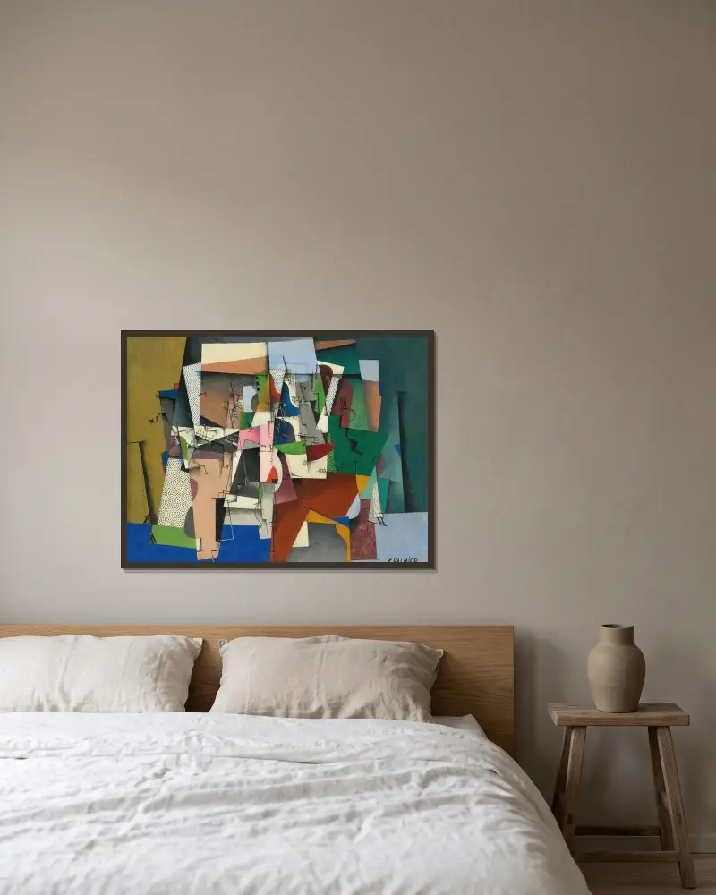 LE PIANO, Georges Valmier v rámu na stěně