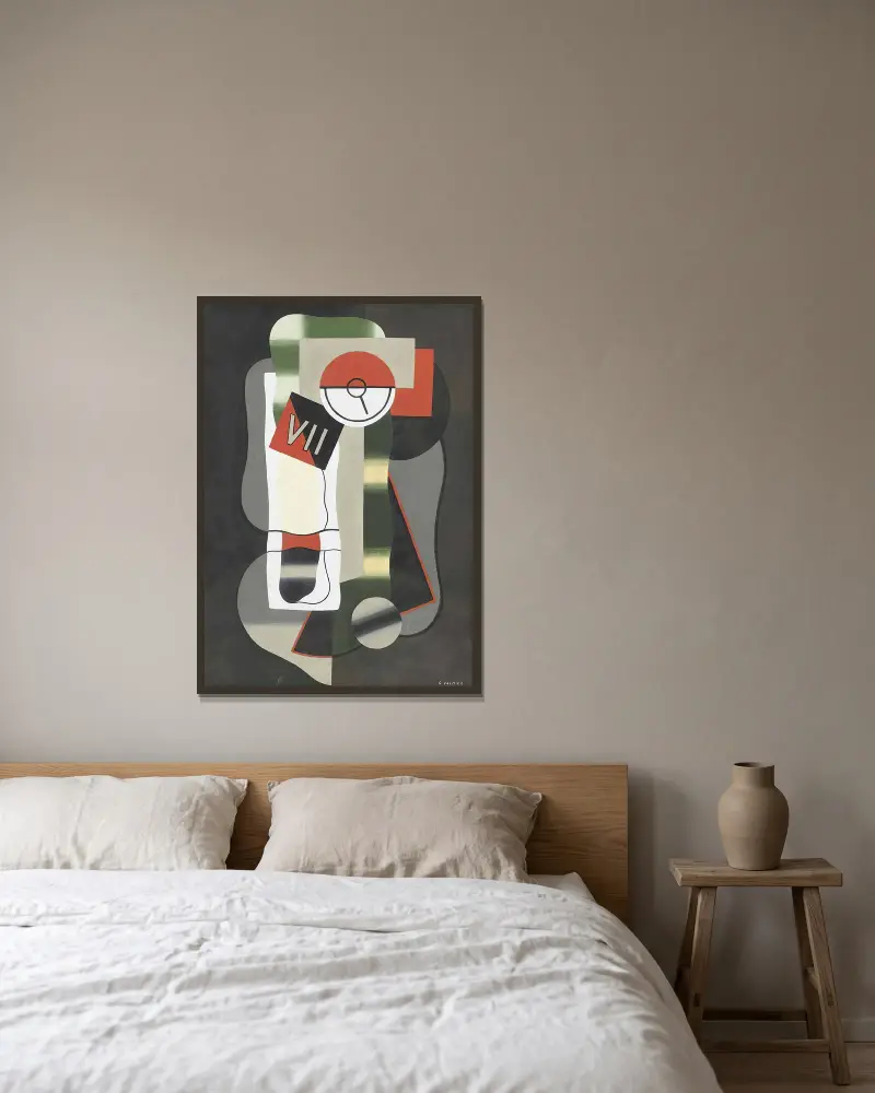Čas, Georges Valmier v rámu na stěně