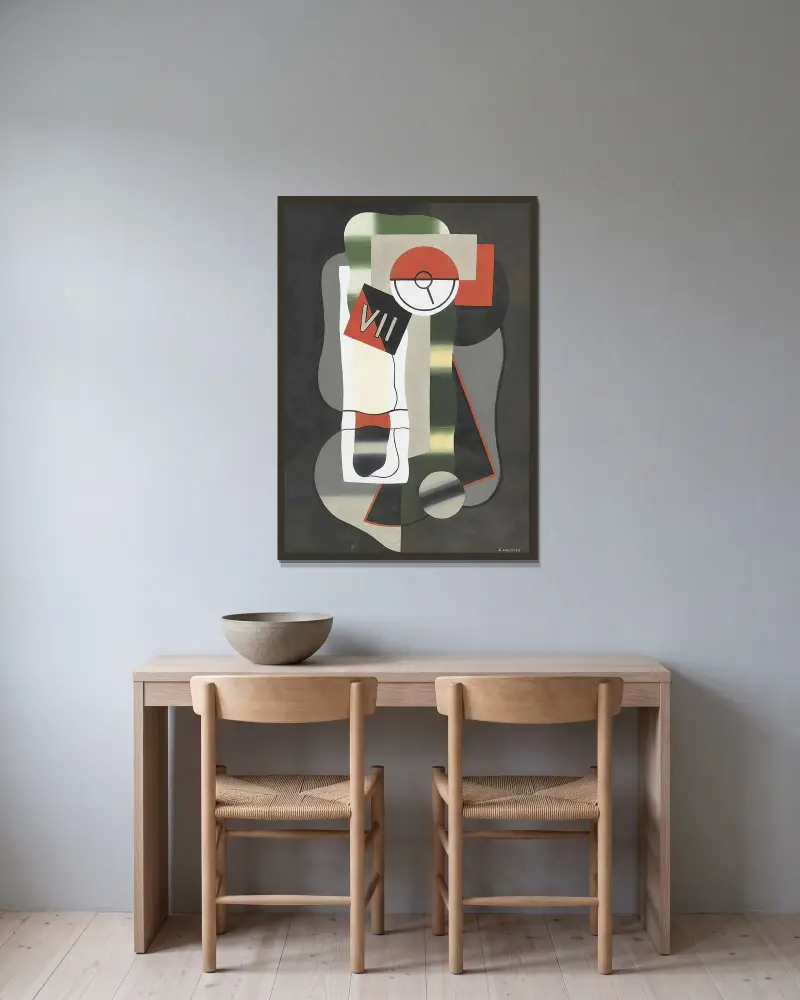 Čas, Georges Valmier v rámu na stěně