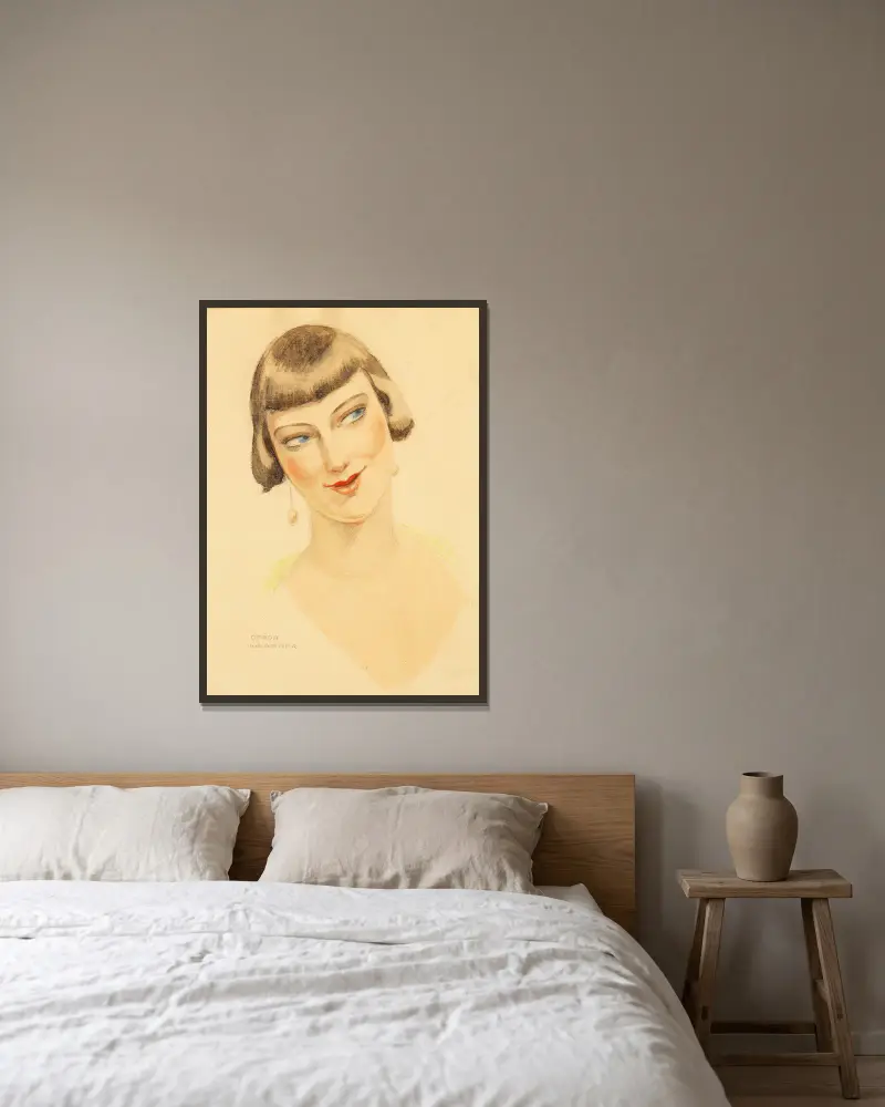 Elna Tegner, Gerda Wegener v rámu na stěně